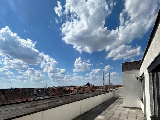 Penthouse zur Miete 1.700 € 3 Zimmer 137,5 m² Geschoss 6/6 frei ab sofort Breitscheidstraße 5 Galgenhof Weiterer Innenstadtgürtel Süd 90459