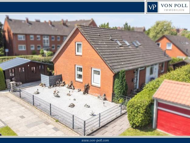 Doppelhaushälfte zum Kauf 169.000 € 4 Zimmer 71 m² 217 m² Grundstück Borssum/Hilmarsum Emden 26725