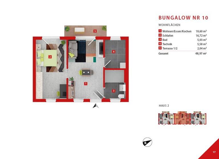 Haus zum Kauf - Erstbezug provisionsfrei 274.807 € 2 Zimmer 49 m² frei ab sofort Hauptstraße 46 Saal Saal a.d.Saale 97633