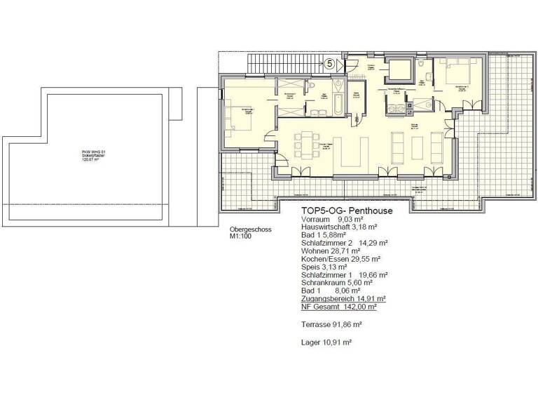 Penthouse zum Kauf 895.000 € 3,5 Zimmer 1. Geschoss Voitsberg 8570