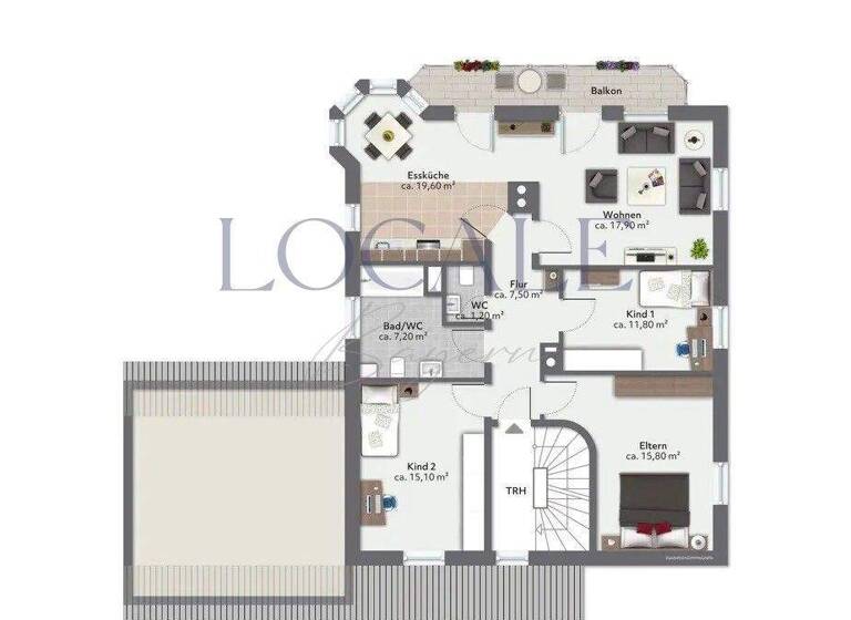 Wohnung zur Miete 1.950 € 4 Zimmer 108 m² 1. Geschoss Markt Schwaben 85570