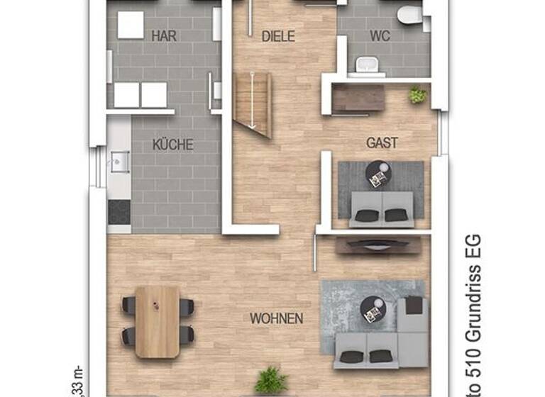 Haus zum Kauf provisionsfrei 409.500 € 5 Zimmer 135 m² 631 m² Grundstück Ebstorf 29574