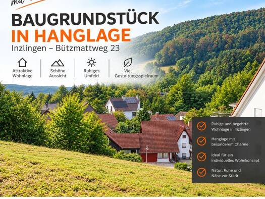 Grundstück zum Kauf 362.900 € 764 m² Grundstück Inzlingen 79594