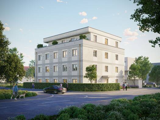 Wohnung zum Kauf - Erstbezug provisionsfrei 413.700 € 4 Zimmer 84 m² EG Lechstraße 2 Schwabmünchen Schwabmünchen 86830