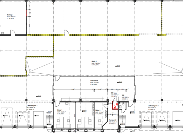Halle/Industriefläche zur Miete 5,70 € 2.050 m² Lagerfläche teilbar ab 2.050 m² Heißen Mülheim an der Ruhr 45472
