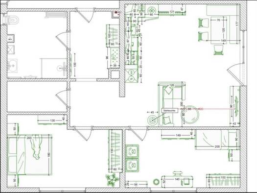 Terrassenwohnung zur Miete 1.020 € 3 Zimmer 85 m² Geschoss 1/3 frei ab 15.10.2026 Dollbergen Uetze 31311