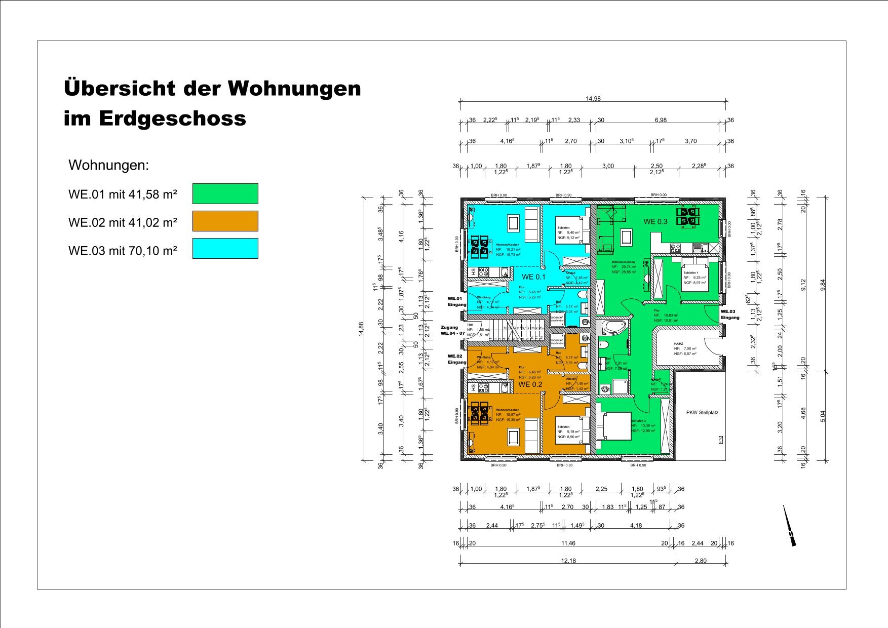 Maisonette zum Kauf als Kapitalanlage geeignet 337.742 € 3 Zimmer 65 m²<br/>Wohnfläche Zinnowitz 17454