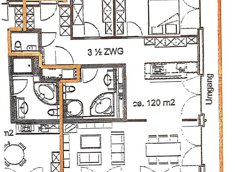 Penthouse zur Miete 1.200 € 3,5 Zimmer 120 m² Geschoss 2/3 frei ab 01.05.2026 Lierengraben 5 Laufenburg Laufenburg (Baden) 79725