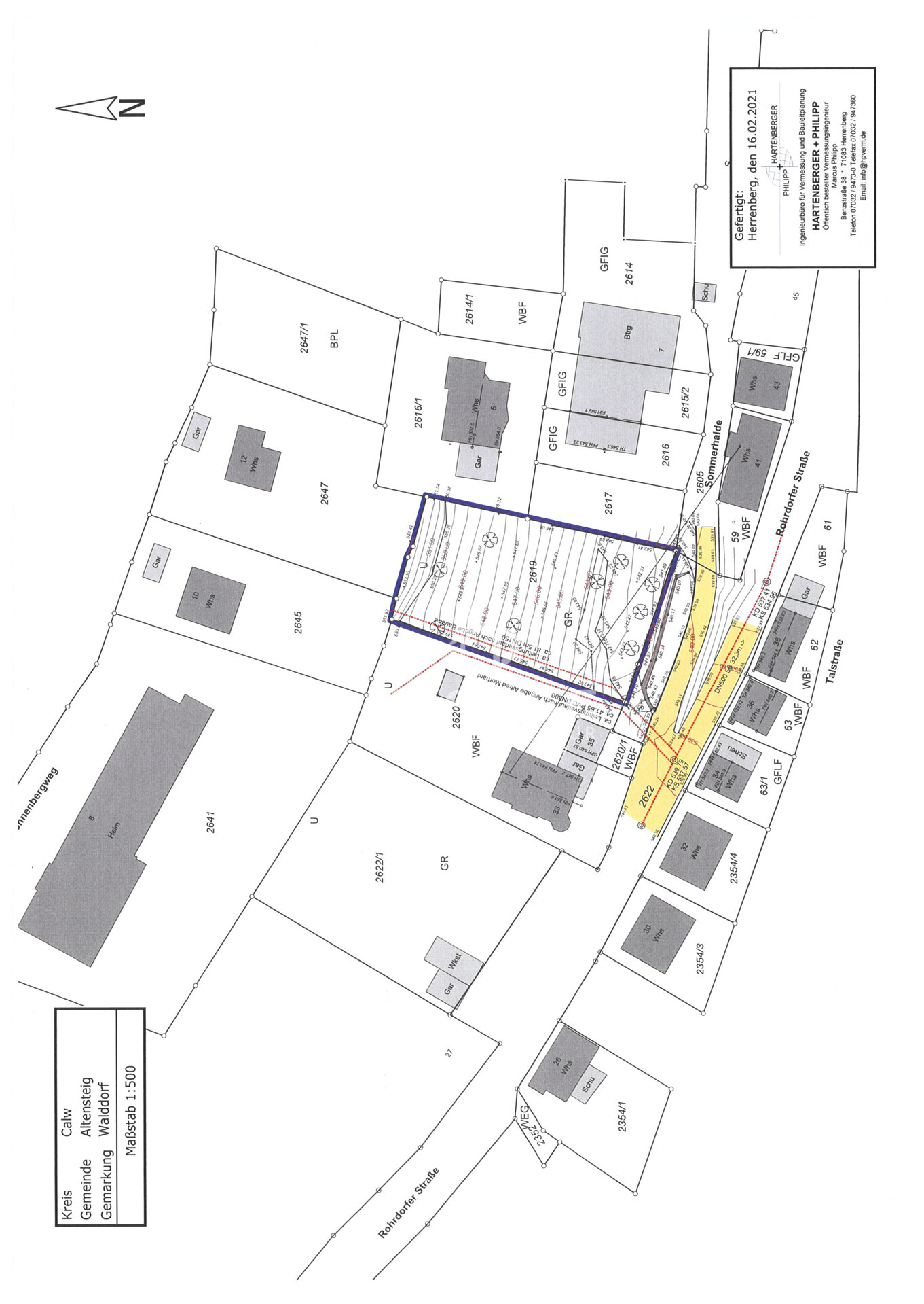 Grundstück zum Kauf 245.000 € 1.013 m²<br/>Grundstück Walddorf Altensteig / Walddorf 72213