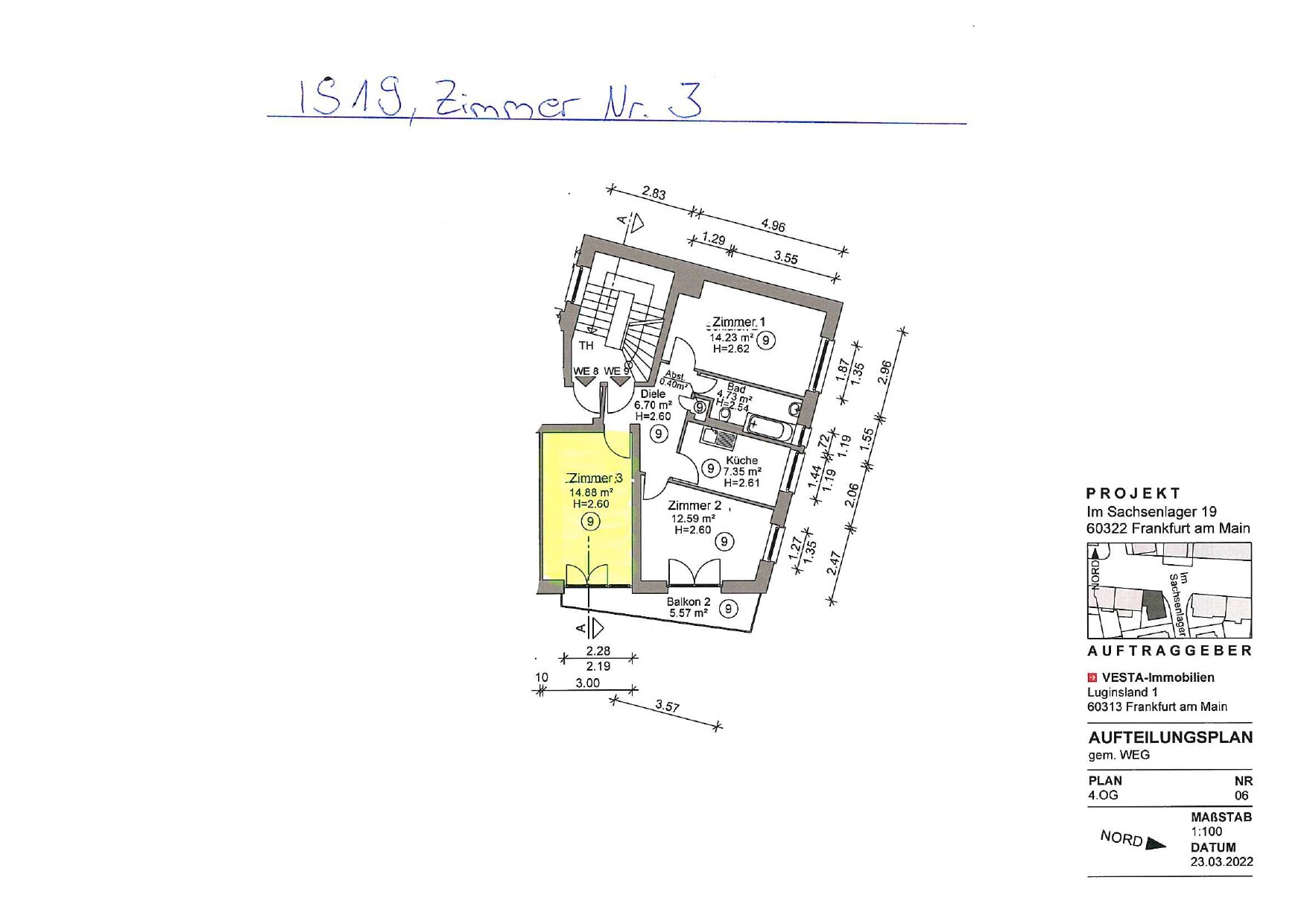 WG-Zimmer zur Miete 690 € 15 m²<br/>Wohnfläche 4.<br/>Geschoss Westend - Süd Frankfurt am Main 60322