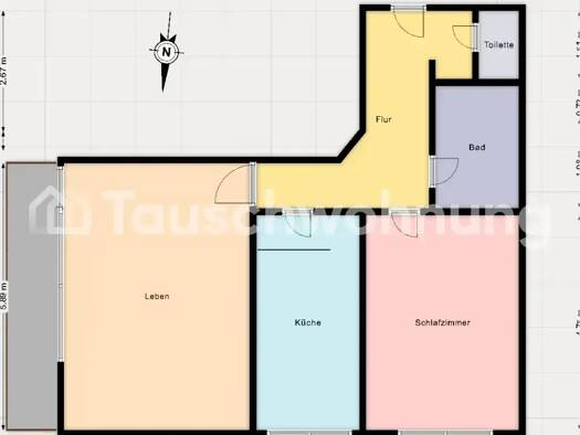 Wohnung zur Miete Tauschwohnung 665 € 2 Zimmer 70 m² EG Oberau Freiburg im Breisgau 79102
