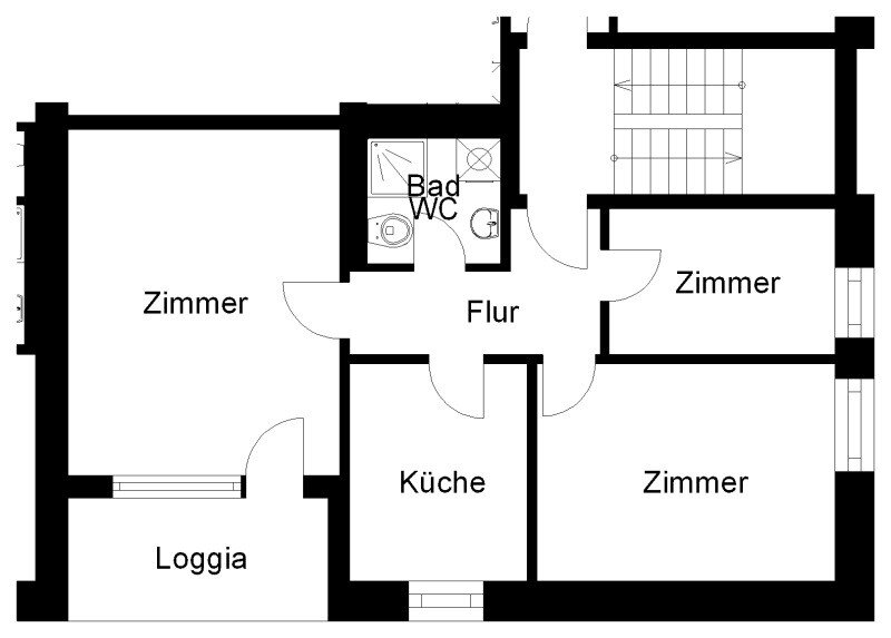 Wohnung zur Miete 643 € 3 Zimmer 64,6 m²<br/>Wohnfläche 14.01.2025<br/>Verfügbarkeit Ickerweg 143B Dodesheide 82 Osnabrück 49088