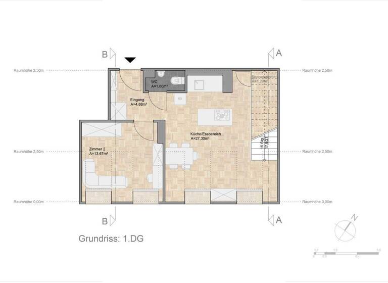 Wohnung zum Kauf 590.000 € 4,5 Zimmer 97 m² 6. Geschoss Wien 1050