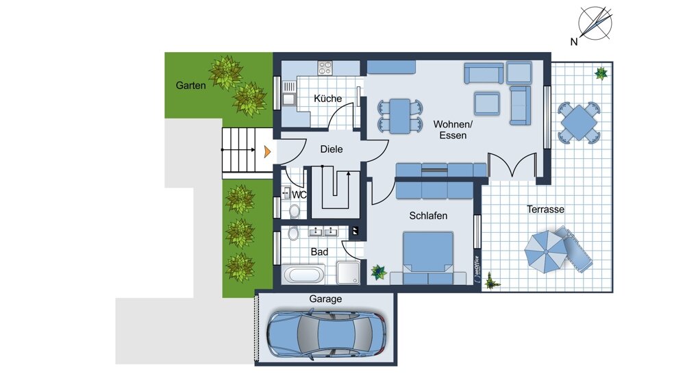 Doppelhaushälfte zum Kauf 249.000 € 4 Zimmer 108 m²<br/>Wohnfläche 490 m²<br/>Grundstück Mommenheim 55278