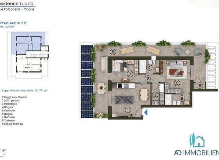 Wohnung zum Kauf - Erstbezug 400.000 € 2 Zimmer 60 m² Caorle 30021
