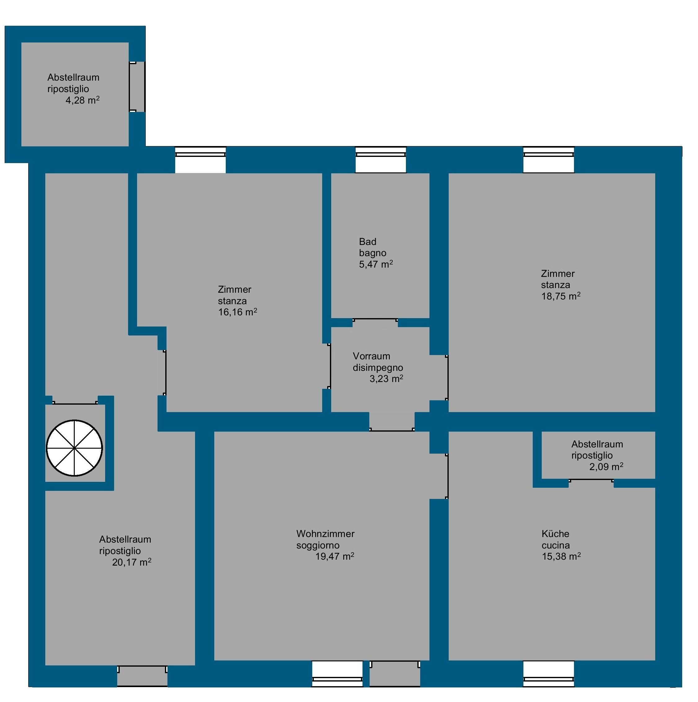 Doppelhaushälfte zum Kauf 188.000 € 4 Zimmer 170 m²<br/>Wohnfläche 1.000 m²<br/>Grundstück ab sofort<br/>Verfügbarkeit Piancastagnaio