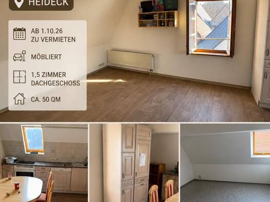 Wohnung zur Miete 400 € 1,5 Zimmer 50 m² Geschoss 2/3 frei ab 01.10.2026 Heideck 91180
