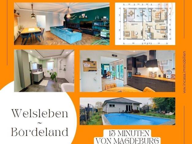 Bungalow zum Kauf 362.000 € 4 Zimmer 145,5 m² 763 m² Grundstück frei ab 01.03.2026 Fabrikstraße 4 Welsleben Bördeland 39221