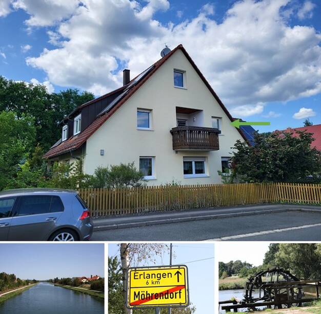 Wohnung zur Miete 950 € 4,5 Zimmer 105 m² Dachgeschoss, 1. Geschoss frei ab 01.09.2025 Kleinseebach Möhrendorf 91096