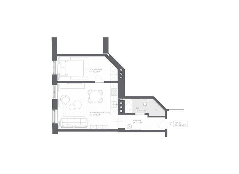 Wohnung zum Kauf 145.000 € 2 Zimmer 29 m² Wien 1200