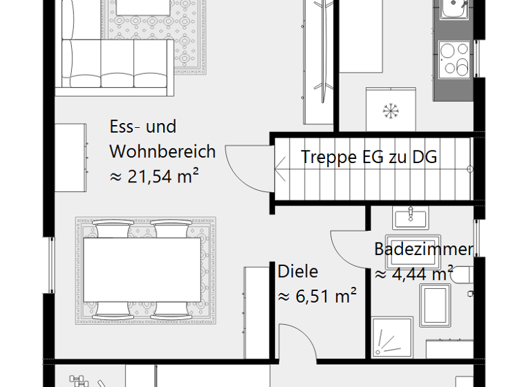 Einfamilienhaus zum Kauf 329.000 € 5 Zimmer 160 m² 653 m² Grundstück Dockweiler 54552