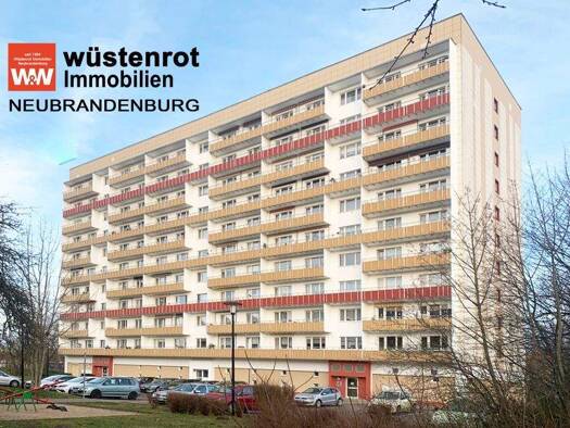 Wohnung zur Miete 420 € 2 Zimmer 53 m² Südstadt Neubrandenburg 17033