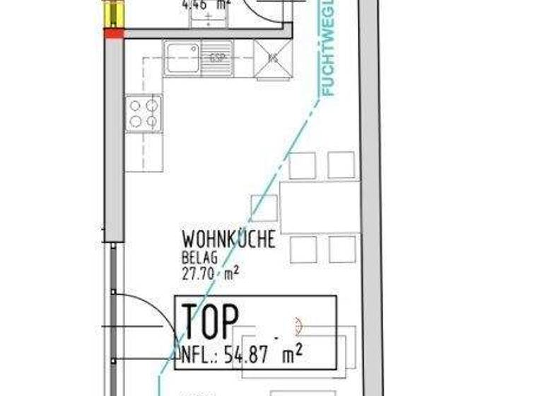 Wohnung zur Miete - Erstbezug 747 € 2 Zimmer 54,9 m² 1. Geschoss frei ab sofort Doktor Anton Krabichler-Platz Groß-Enzersdorf 2301