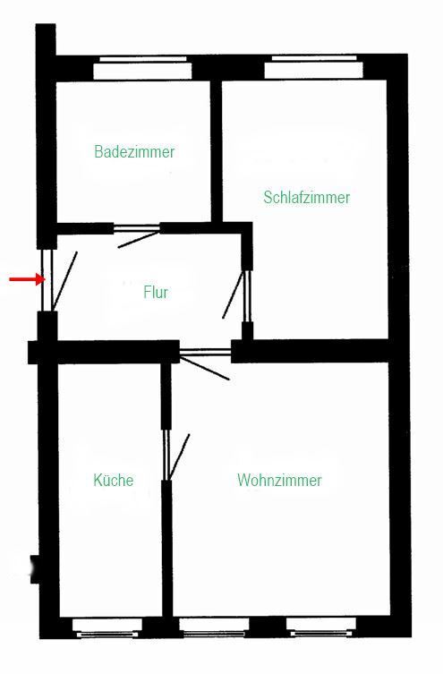 Wohnung zur Miete 258 € 2 Zimmer 44,3 m²<br/>Wohnfläche EG<br/>Geschoss ab sofort<br/>Verfügbarkeit Frankenberg Frankenberg , Sachs 09669