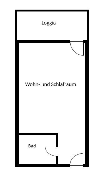 Wohnung zur Miete 1.040 € 1 Zimmer 25 m²<br/>Wohnfläche 3.<br/>Geschoss Kreuzhofstraße 10 Forstenried München 81476