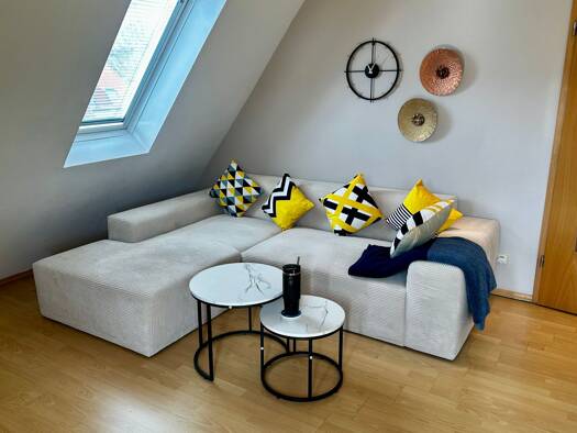 Maisonette zur Miete 1.210 € 1 Zimmer 68 m² Geschoss 3/4 frei ab sofort Feuerbach Stuttgart 70469