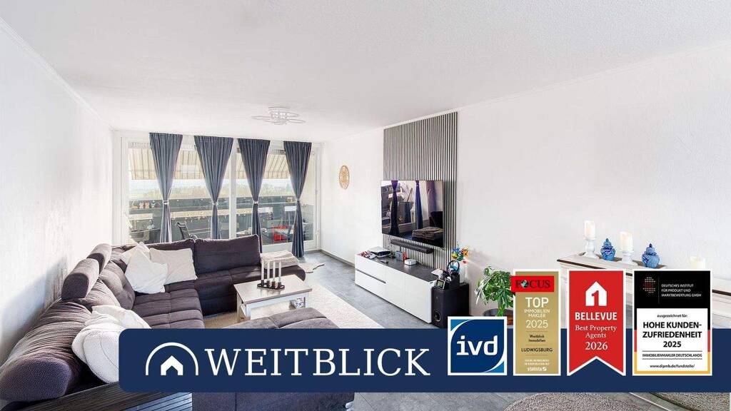 Wohnung zum Kauf 330.000 € 4,5 Zimmer 103 m² 6. Geschoss Kornwestheim 70806