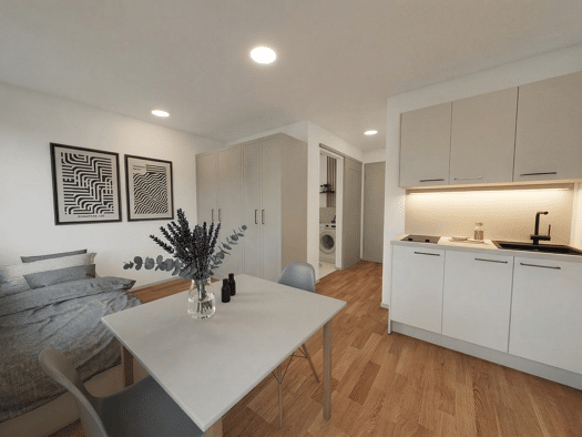 Wohnung zum Kauf - Neubau provisionsfrei als Kapitalanlage geeignet 358.237 € 1 Zimmer 24 m² Grasmeierstraße 8 Schwabing-Freimann München 80805