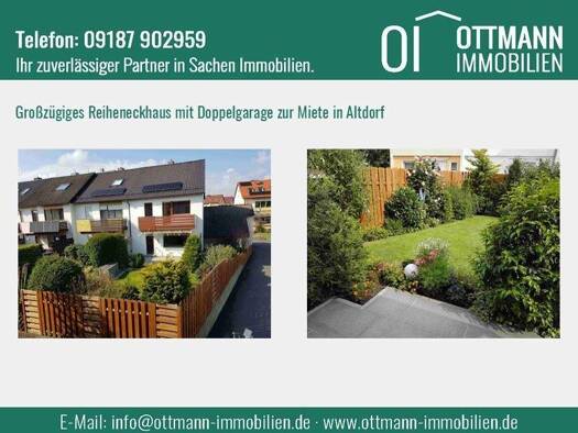 Haus zur Miete 1.540 € 6 Zimmer 140 m² 259 m² Grundstück Altdorf Altdorf b. Nürnberg 90518