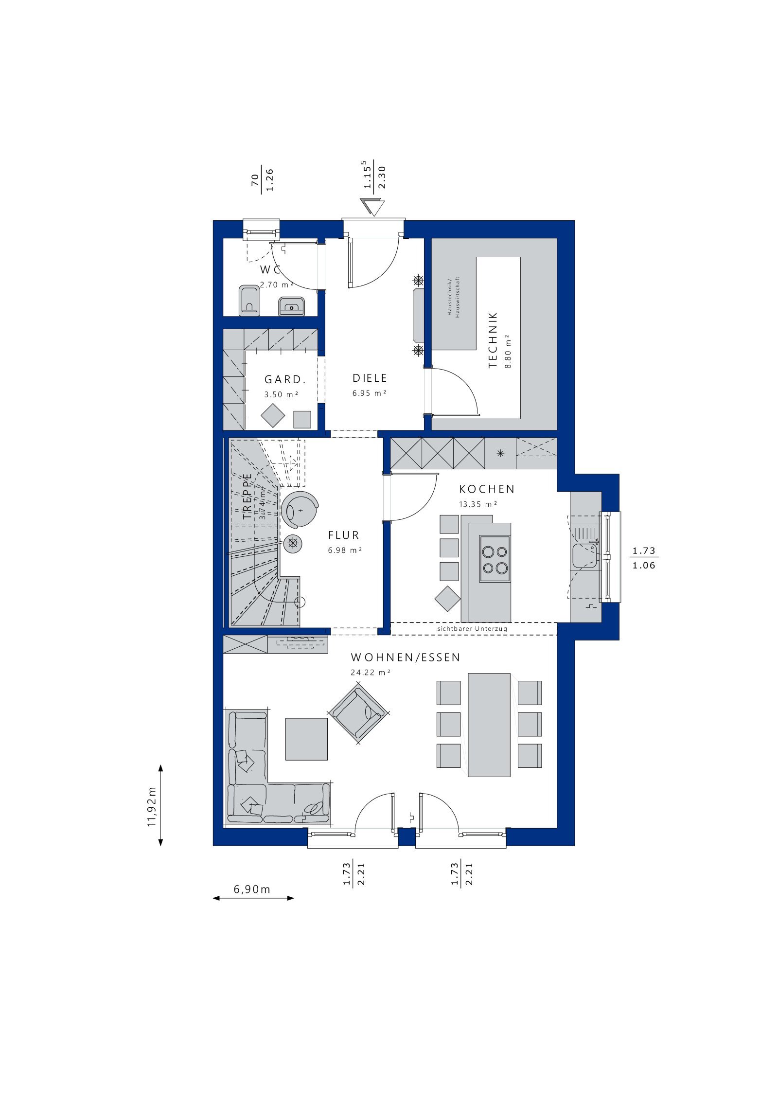 Doppelhaushälfte zum Kauf 593.890 € 4 Zimmer 123,2 m²<br/>Wohnfläche 193 m²<br/>Grundstück 01.03.2026<br/>Verfügbarkeit Oberschweinbach Oberschweinbach 82294