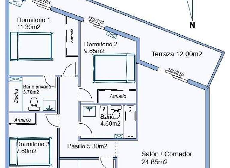 Terrassenwohnung zum Kauf 139.900 € 3 Zimmer 108 m² Almoradi  03160