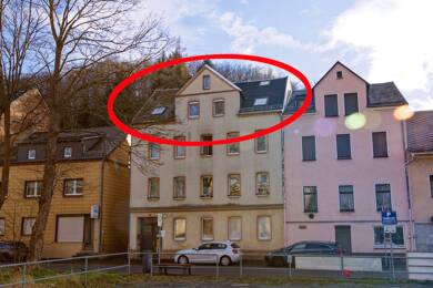 Wohnung zur Miete 350 € 4 Zimmer 80 m² Dachgeschoss, 3. Geschoss Plauensche Straße 47 Greiz Greiz 07973