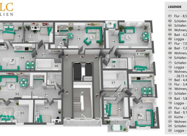 Wohnung zum Kauf 875.000 € 11 Zimmer 295,2 m² 1. Geschoss Bahnhofsvorstadt Bremen 28195