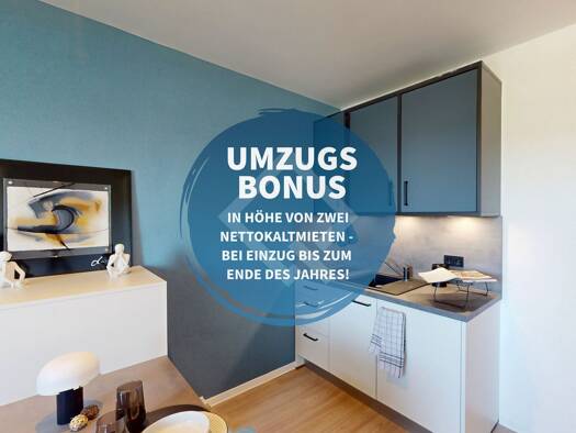 Wohnung zur Miete - Erstbezug 560 € 1 Zimmer 23,5 m² 2. Geschoss frei ab sofort Im Rad Wiesbaden Wiesbaden 65197