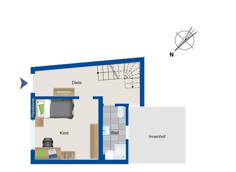 Stadthaus zum Kauf 120.000 € 2 Zimmer 65 m² 50 m² Grundstück Innenstadt Euskirchen 53879
