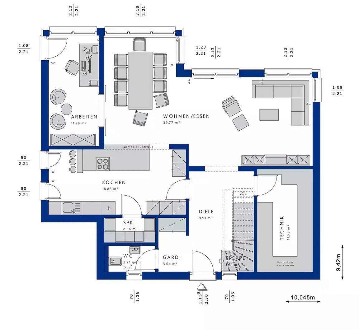 Haus zum Kauf 657.212 € 6 Zimmer 180 m²<br/>Wohnfläche 1.500 m²<br/>Grundstück Seinsheim Seinsheim 97342