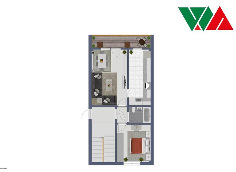 Wohnung zur Miete 365 € 2 Zimmer 56,2 m² 1. Geschoss frei ab 01.06.2026 Johannes-Göderitz-Str. 10 Neu Olvenstedt Magdeburg 39130