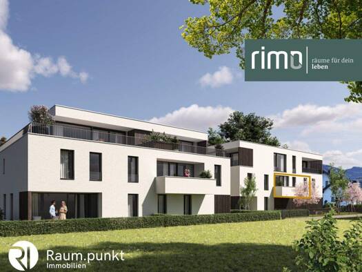 Terrassenwohnung zum Kauf - Erstbezug 295.000 € 2 Zimmer 40 m² 1. Geschoss Staudenstraße 5 Altach 6844