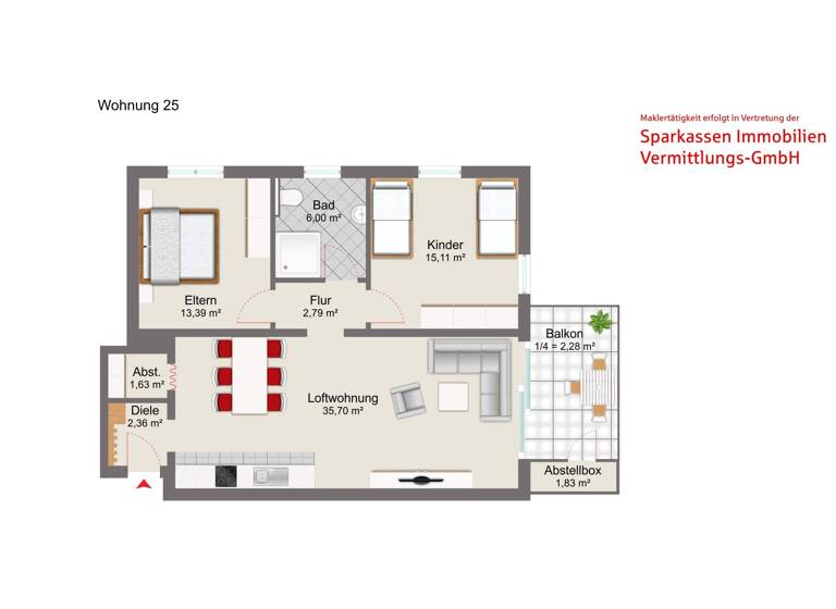 Wohnung zum Kauf provisionsfrei 383.000 € 3 Zimmer 81,1 m² Emtmannsberg 95517