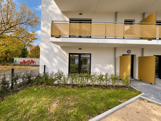 Wohnung zur Miete - Erstbezug 652 € 1 Zimmer 40,7 m² EG Dösner Weg Zentrum-Südost Leipzig 04103