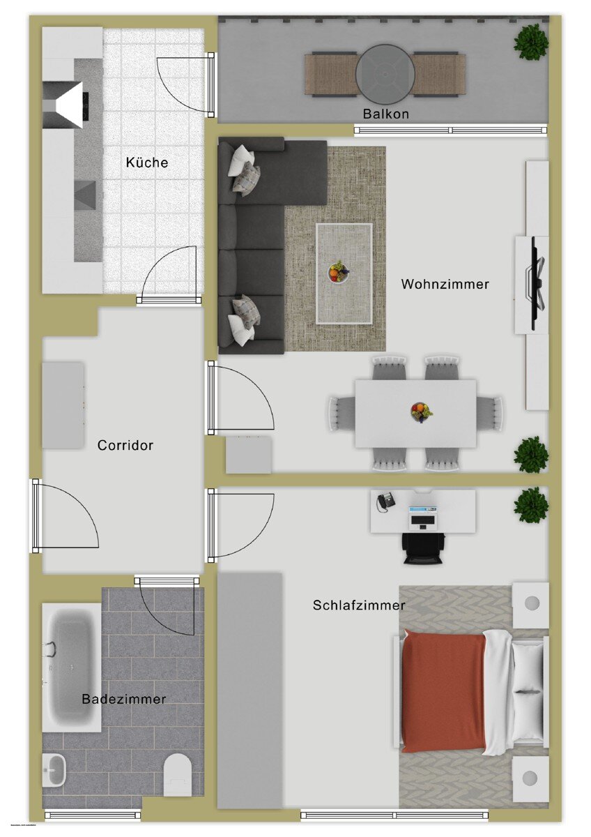 Wohnung zum Kauf 149.000 € 2 Zimmer 47 m²<br/>Wohnfläche Kernstadt Biberach an der Riß 88400