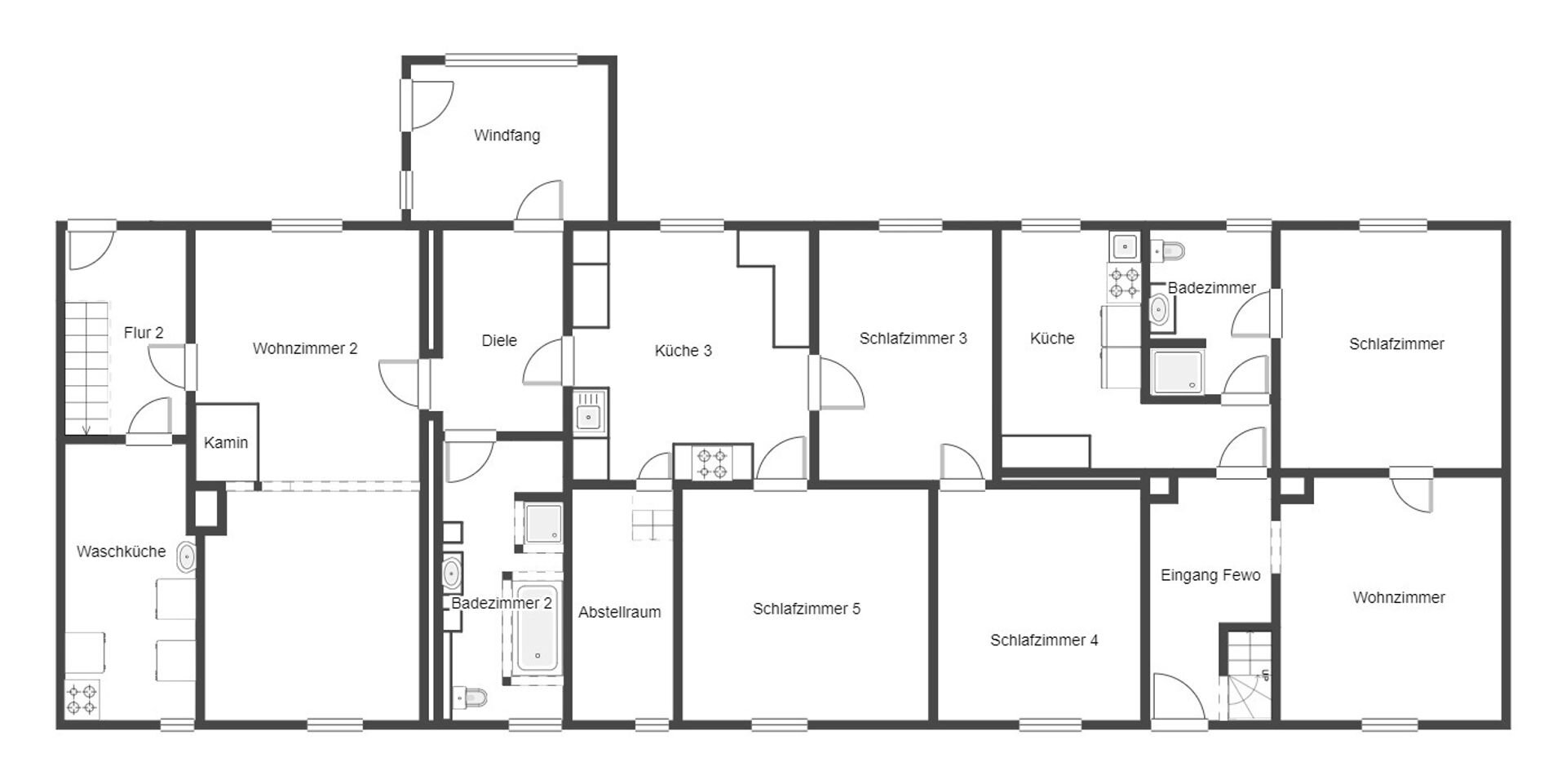 Einfamilienhaus zum Kauf 199.000 € 7 Zimmer 200,1 m²<br/>Wohnfläche 8.160,1 m²<br/>Grundstück Rodde Grammendorf 18513