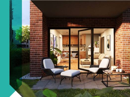 Terrassenwohnung zum Kauf - Erstbezug provisionsfrei 310.000 € 2 Zimmer 62 m² EG Willich Willich 47877