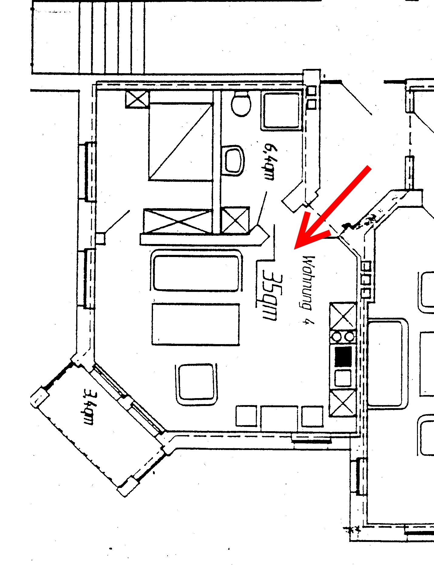 Wohnung zum Kauf 87.500 € 1 Zimmer 35 m²<br/>Wohnfläche EG<br/>Geschoss Bonifaciusstraße 8 Brühlervorstadt Erfurt 99084