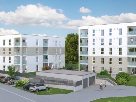 Wohnung zur Miete - Erstbezug 669 € 2 Zimmer 56,6 m² 2. Geschoss Alleehof 4 und 5 Schwanenstadt 4690