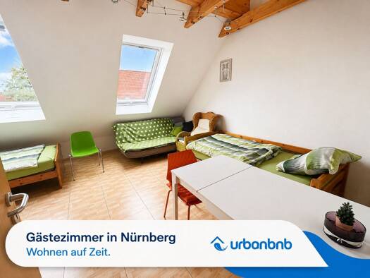 WG-Zimmer zur Miete auf Zeit 610 € 40 m² frei ab sofort Montessoristraße Langwasser Südöstliche Außenstadt 90471